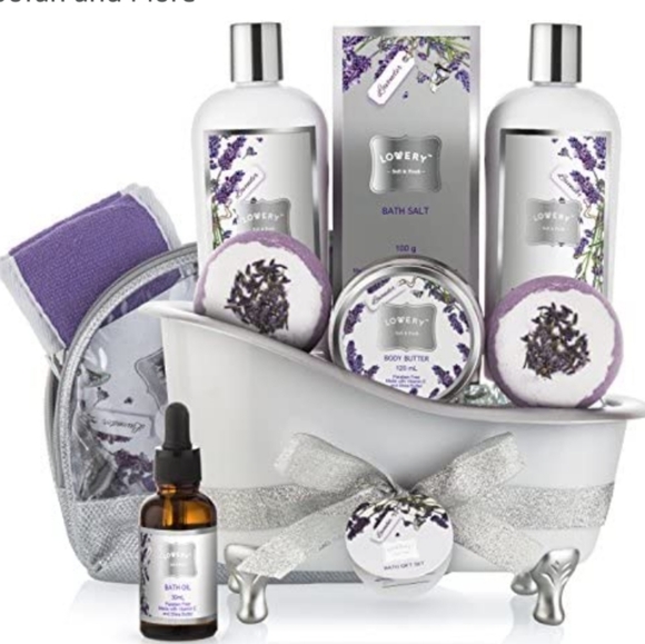 👀50% OFF👀🧴🛁 NWT‼️Lovery 10-piece Lavender & Jasmine Scented At Home Spa Kit - Picture 3 of 15
